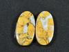 27Cts. Natural Maligano Jasper (13mm X 25mm each) Oval Cabochon Match Pair SK-2778