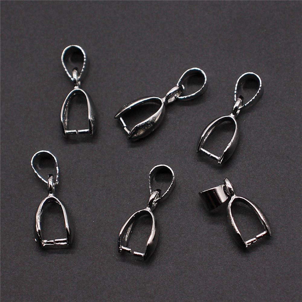 Bail Clip 6 Sizes 4 Colors Pinch Bails Pendants Clasps For Jewelry Making Materials