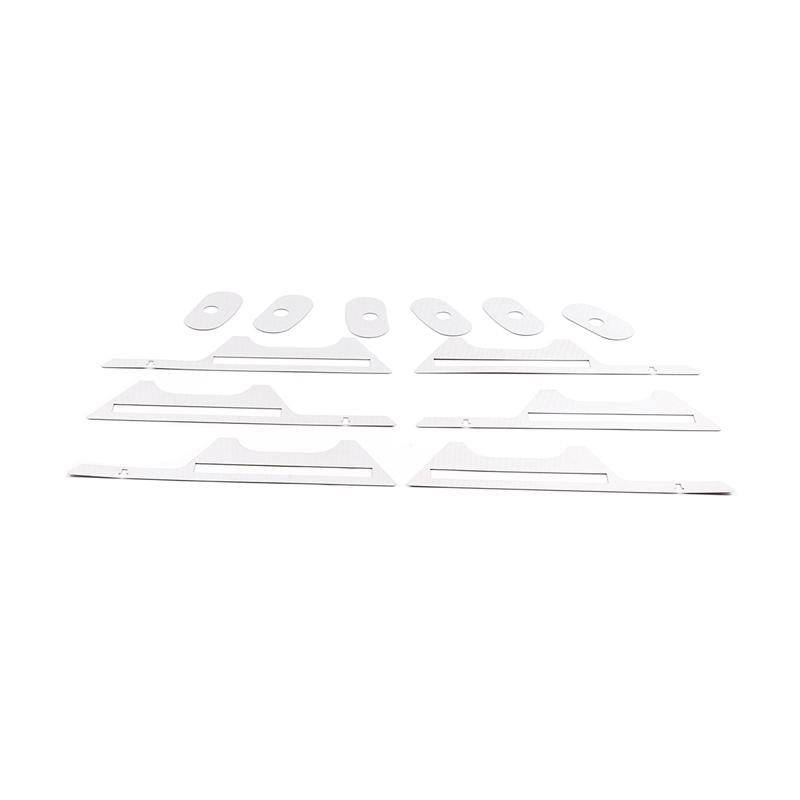 

For Hummer H2 2003-2009 Stainless Steel Car Luggage Rack Decorative Sticker Car Exterior Accessories