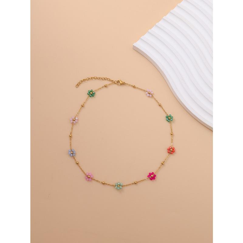 Colorful Flower Bracelet - Stylish, High-end, Luxurious and Versatile Accessory for Girls