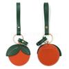 Cute PU Fruit Keychain Fruit Shape Door Lock Access Tags Creative Bag Pendant  Key Accessory
