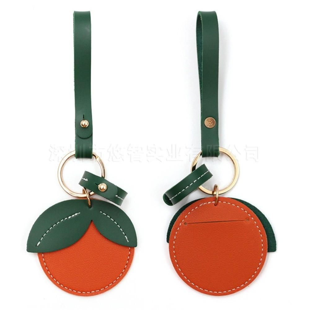 Cute PU Fruit Keychain Fruit Shape Door Lock Access Tags Creative Bag Pendant  Key Accessory