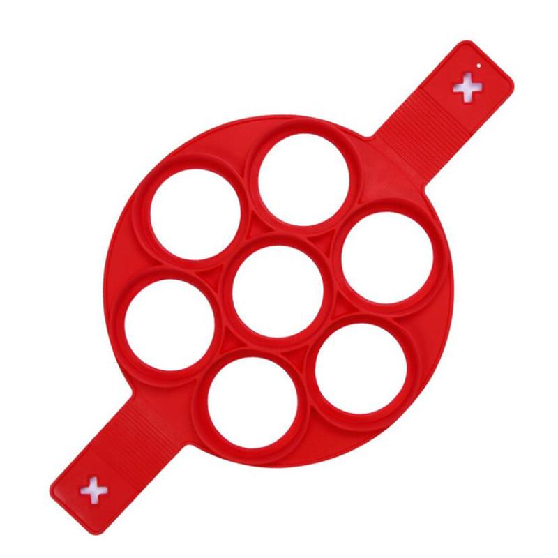 Kitchen Pancake Mold Fried Egg Maker Mold Non-stick Pancake Maker Silicone Baking Omelette Mould Kitchen Tool