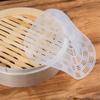 Heat-resistant Silicone Steamer Mat Non-Stick Dim Sum Paper Food Grade Steamer Liner  Pastry