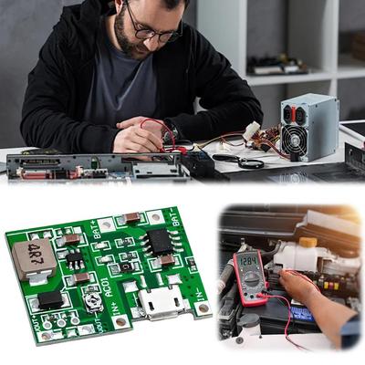 Lithium-Batterieladung Lithium Li-ion 18650 3,7V 4,2V Batterieladeplatine DC-DC Step-Up Boost-Modul Zubehör