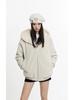 Men's Winter Lychee Pattern Hooded PU Leather Jacket with Fur Collar and Velvet Lining