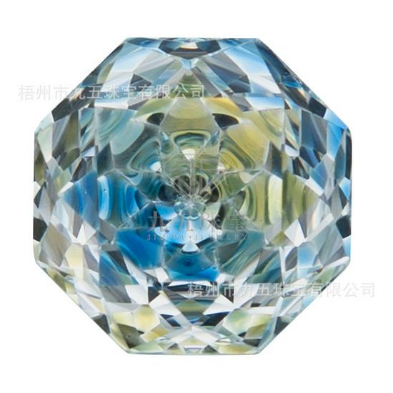 4-8mm Gradient Rose-Cut Two-Tone Soft Core Zircon Millennium Rose