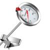 Food Frying With Clip Stainless Steel Deep Fryer Oil Temperature Gauge Replace