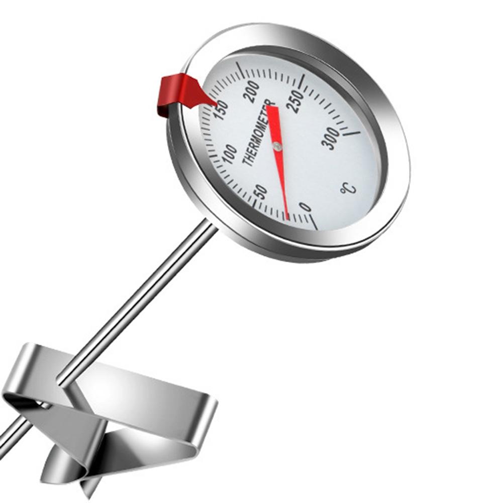 Food Frying With Clip Stainless Steel Deep Fryer Oil Temperature Gauge Replace