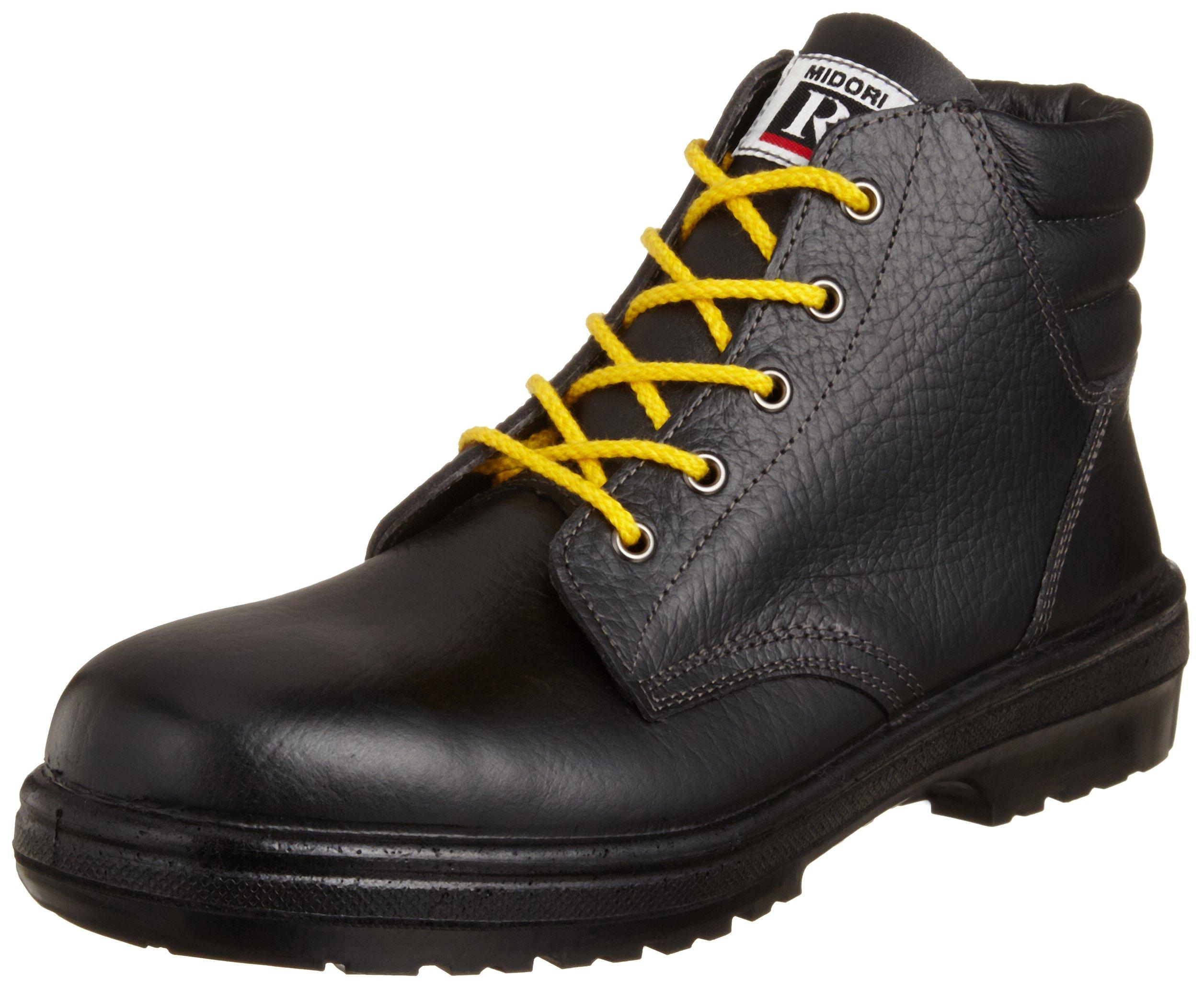 

Электростатическая защитная обувь Rubber Tech JIS Standard Medium Knit Shoes Regular Work Wide Toebar RT920 Electstatic Black cm [Midori Anzen] Противоскользящая чёрный
