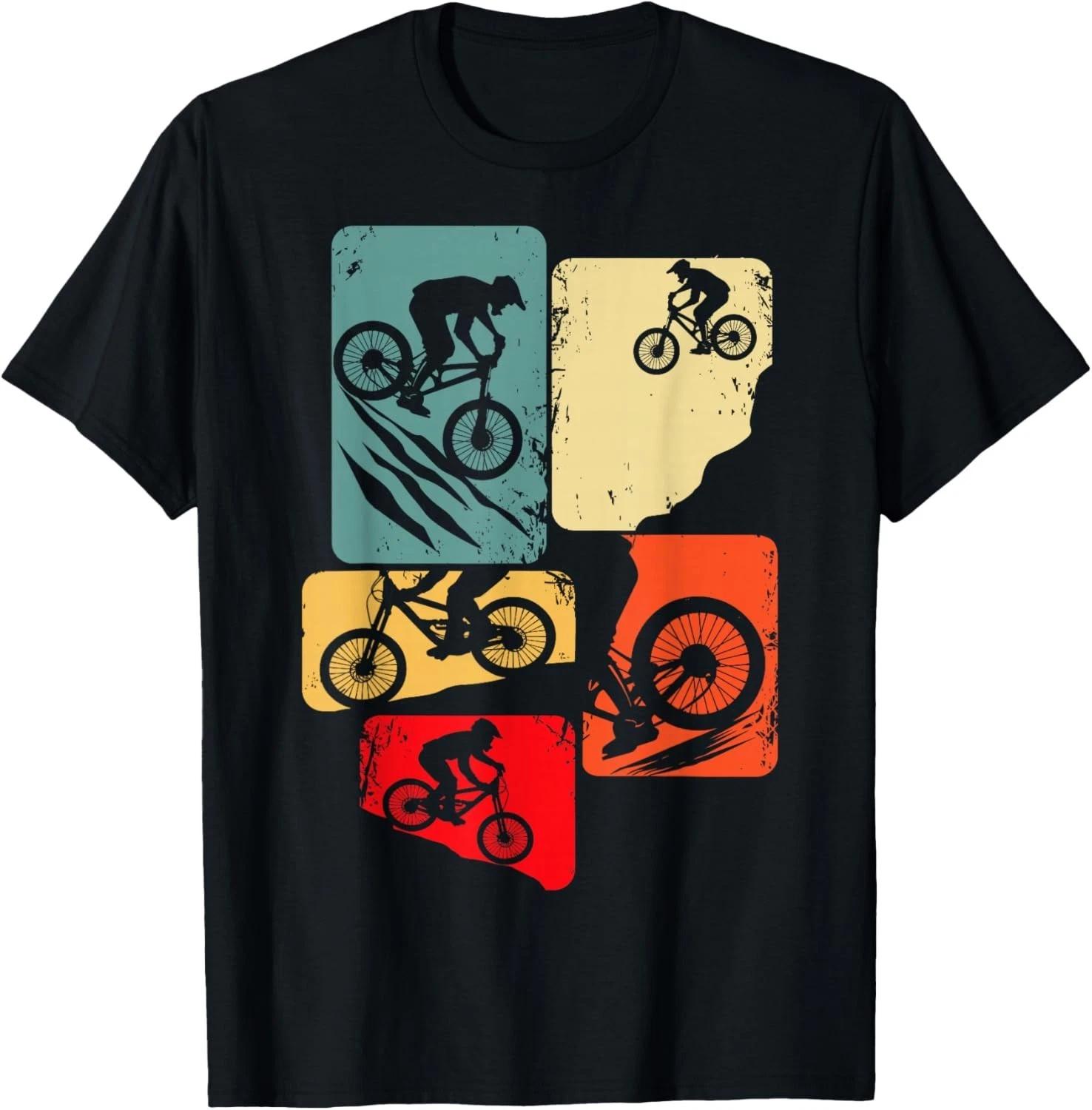 Funny Design Mountain Bike MTB Downhill Biking Cycling Biker Gift Unisex T-Shirt S