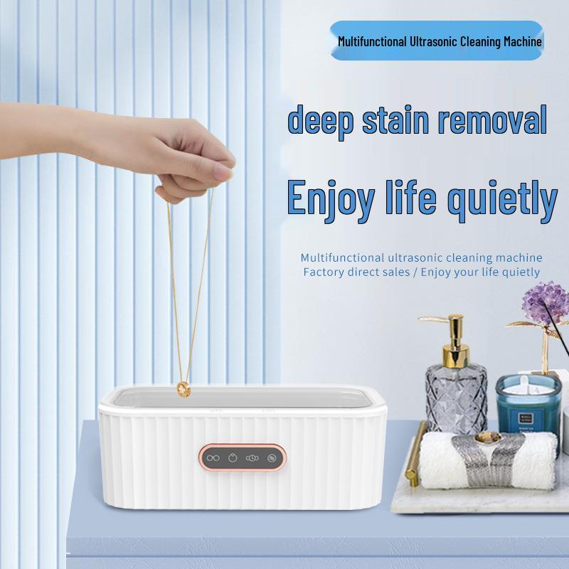 Portable Ultrasonic Cleaner for Jewelry, Makeup Brushes, and Glasses