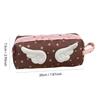 New Angel Stars Pen Bag Large Capacity with Handle Stationery Bag Cartoon Gift Cosmetic Bag Students Supplies