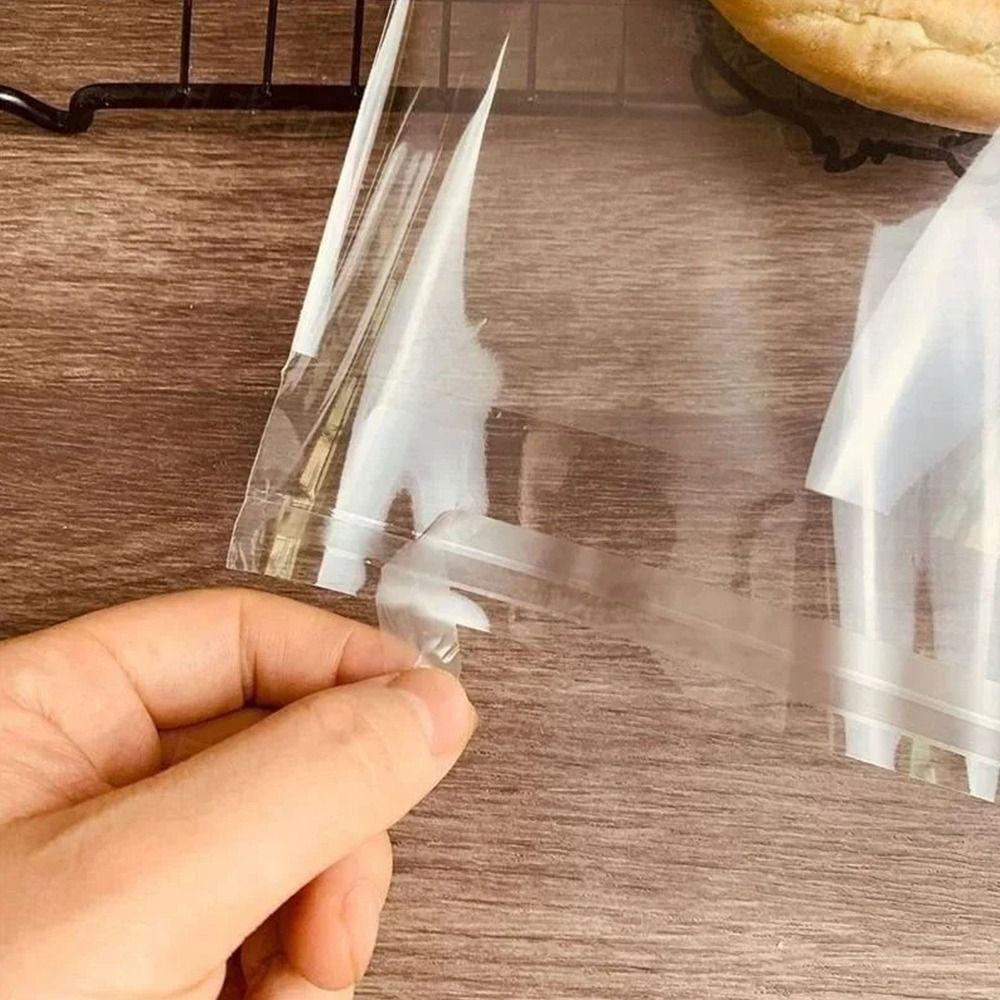 500Pcs Transparent Transparent Cellophane Bags  for Candy Snack Jewelry Accessories