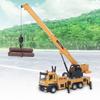 Kids Crane Truck Micro Crane Truck Arm Crane Toy Truck Alloy Material Friction Dynamic Design Toy Truck Arm Crane Truck Model Construction Vehicle Set