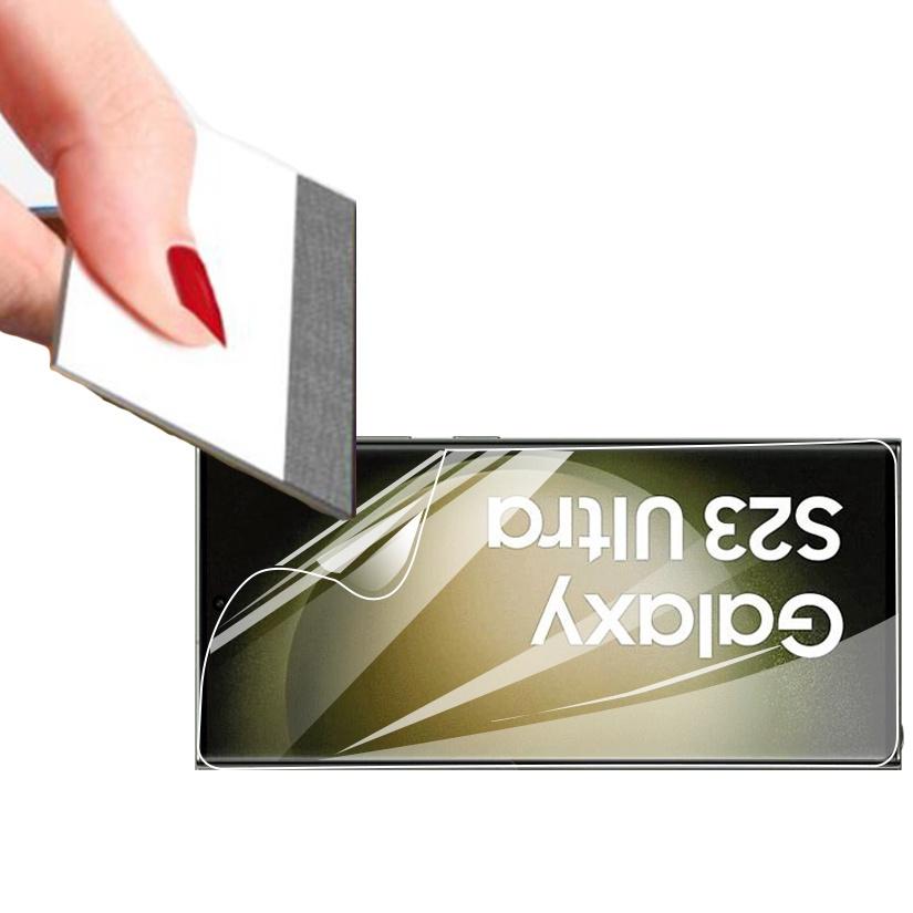 Easy Installation Hydrogel Film For Samsung Galaxy S25 S24 S23 Ultra S22 S21 Plus Note 20 Ultra Full Cover Screen Protector