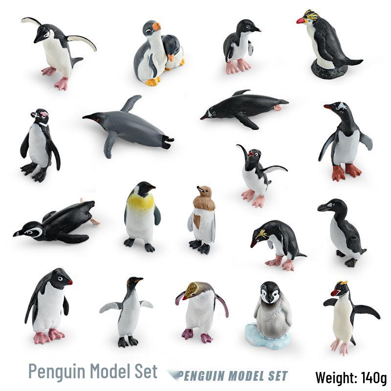 Realistic Arctic Animal Models: Polar Bear, Arctic Fox, Seal, Walrus, Whale