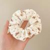 Scrunchie Coreano in Pizzo con Volant e Fiocco - Accessorio per Capelli Carino e Dolce