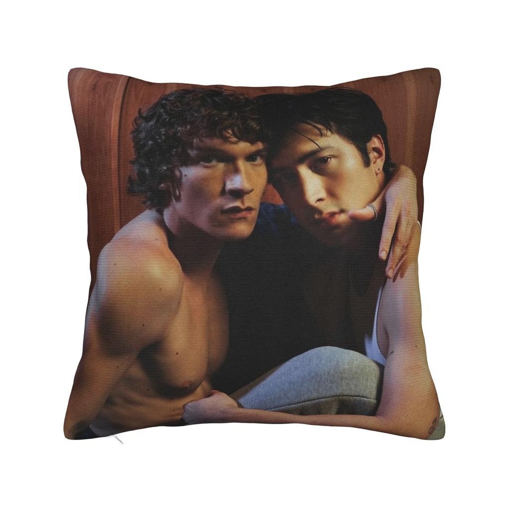 Connor Storrie And Hudson Williams From Heated Rivalry Pillow Cover Novelty Pillow Case For Sofa Home Decor Soft Pillowcases