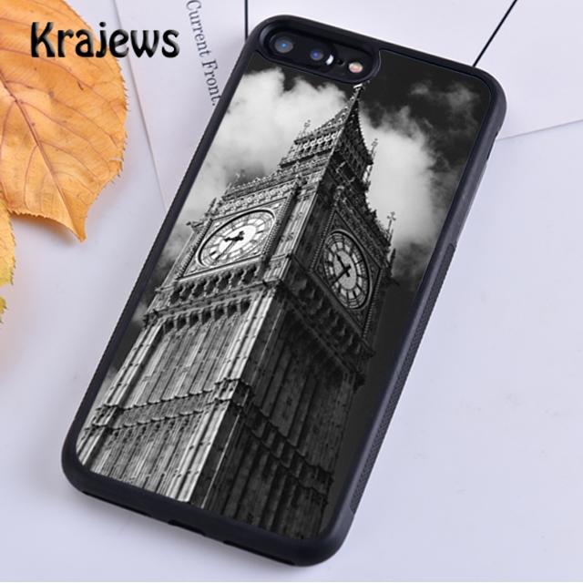Krajews London Red Bus Big Ben Phone Case Cover For iPhone 14 5 SE 6s 7 8 Plus XR XS 11 12 13 Pro Max Samsung S21 S22ultra Plus