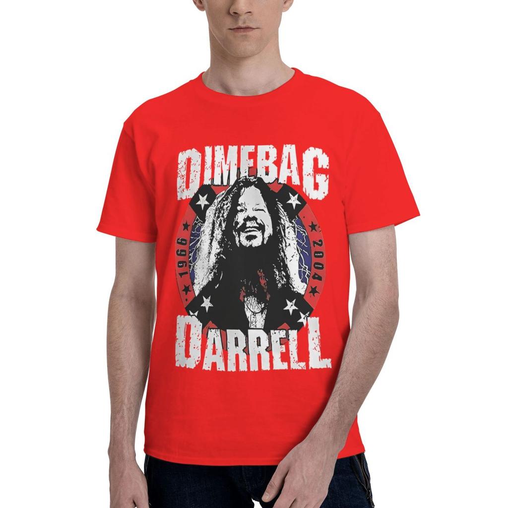 Dimebag Darrell Tribute 100 Cotton Casual Breathable Confortable Anime Funny Mens TShirts Man Clothes