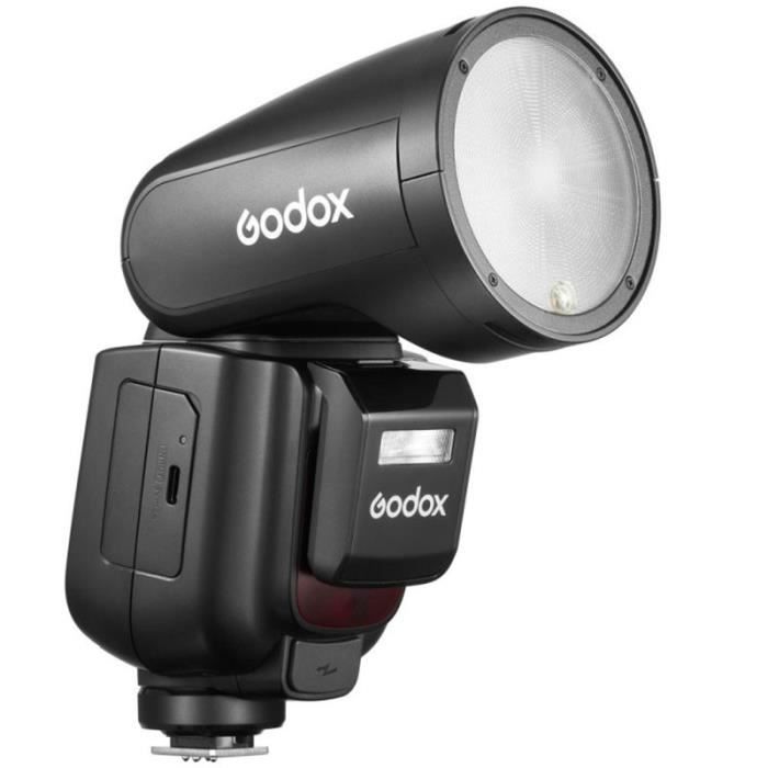 Flash Godox flash speedlite v1pro compatible avec olympus/panasonic