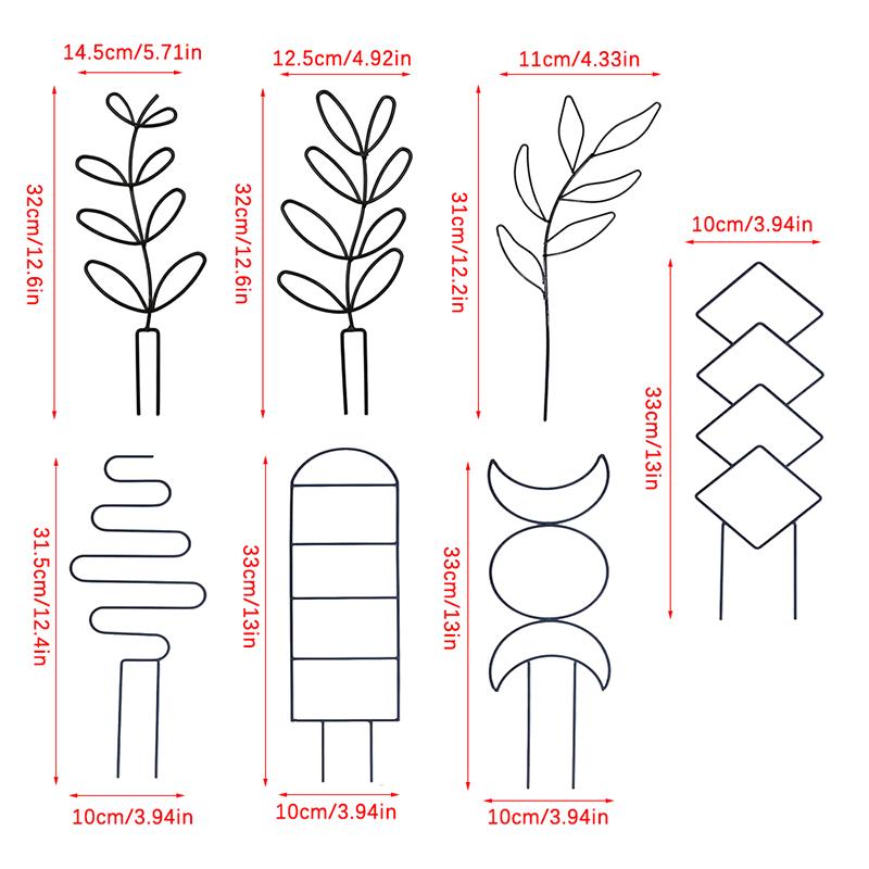 Plant Stem Climbing Rack Plant Trellis Garden Support Stake Stand Vine Growth Flower Rattan-Climbing Rack Diy Garden Supplies