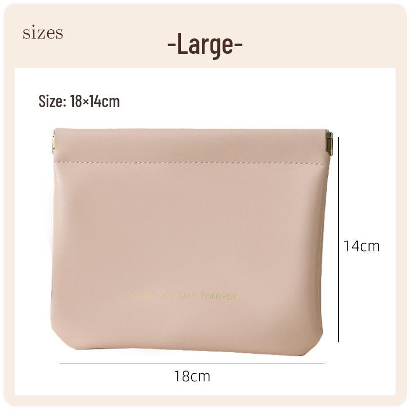 Angenieux Multi-Purpose Travel Makeup Bag: Portable Cable & Lipstick Organizer with Self-Closing Design