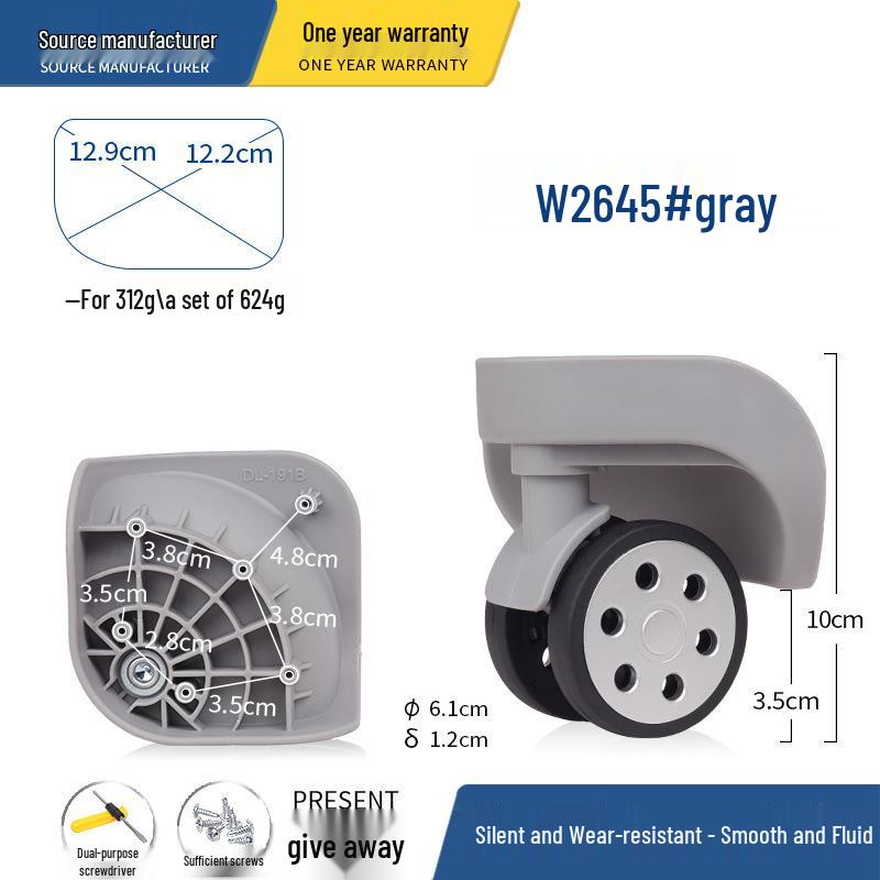 Rodas de Substituição Universal para Malas e Malas de Trolley