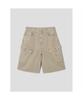 8SECONDS Bermuda Cotton Cargo Pants Beige