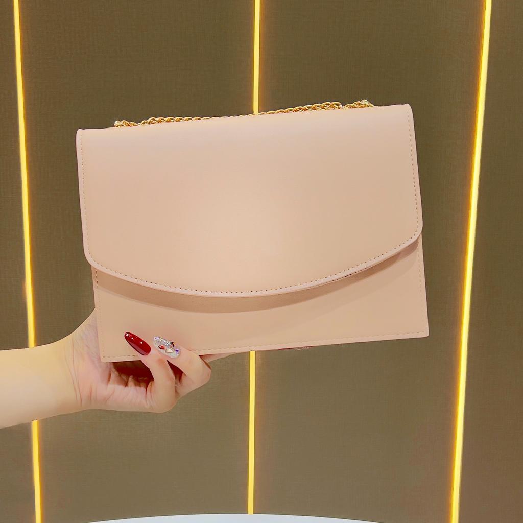 Borsa da Sera Caratteristica - Borsa con Tracolla a Catena - Borsa a Mano o a Spalla Semplice ed Elegante - Borsa alla Moda da Donna