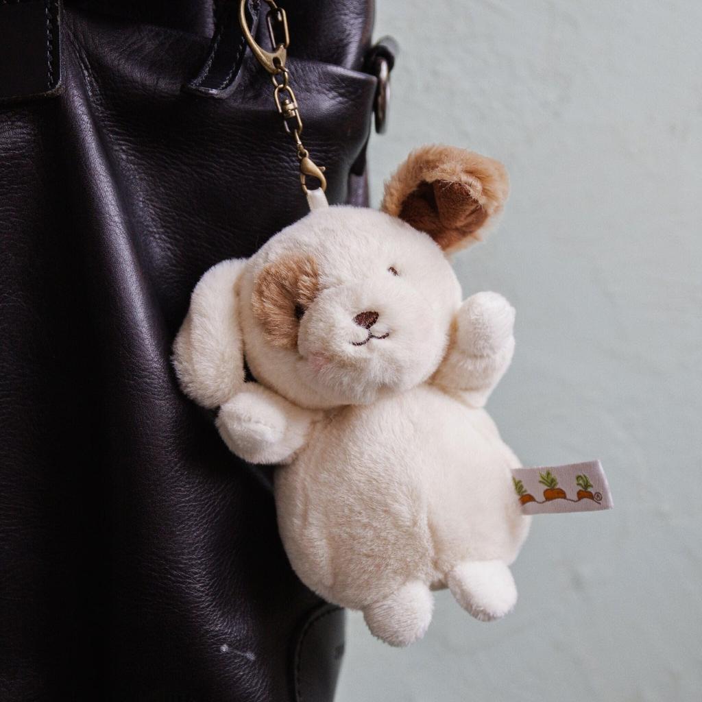 Bunnies by the Bay Cute Plush Animal Bag Charm Keychain Puppy [Used]