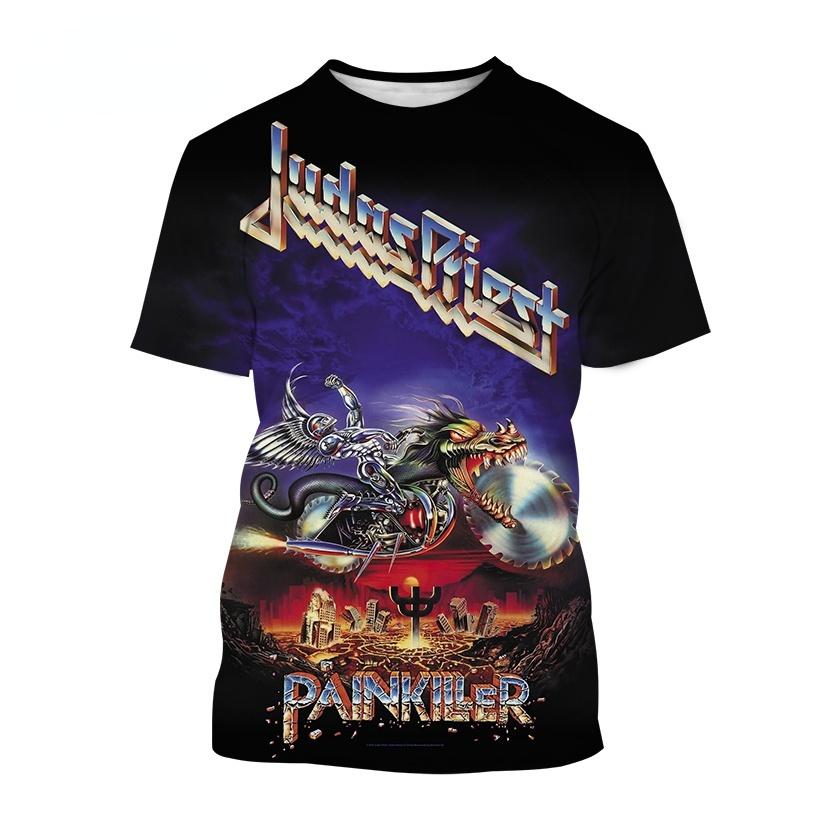 Buy Rock Band 3D Printed T-shirt Men's 
