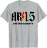 GUN RIGHTS AND 2A SUPPORT - AR.15 Defend Liberty T-Shirt
