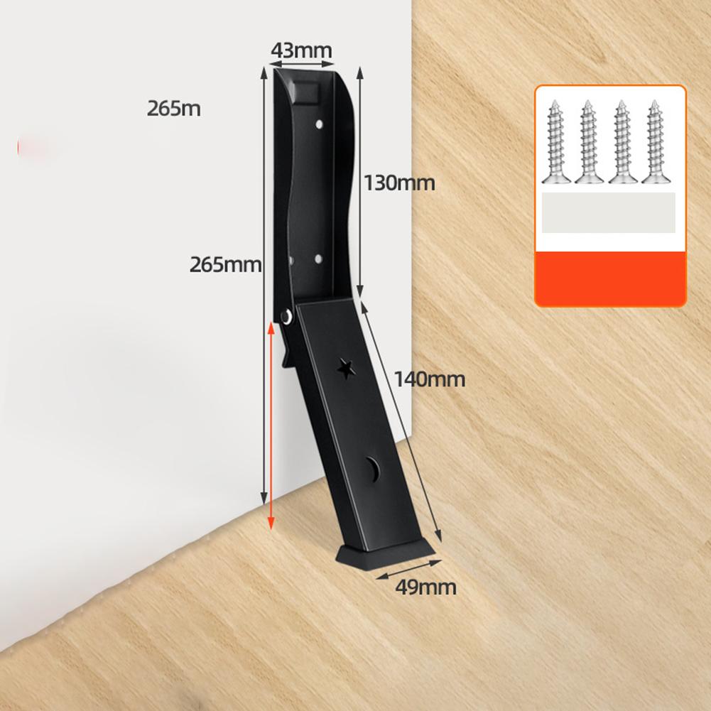 1pcs Folding Foot Door Positioner Brake Door Stop Anti-collision Foot Touch Random Stop Windproof Door Stopper Hardware