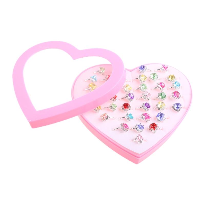 Cartoon Ringen 12/36 Stuks/Doos Kinderen Legering Vingerring Decoratie Verstelbare Knokkelring Feestartikel Actiefiguren Speelgoed