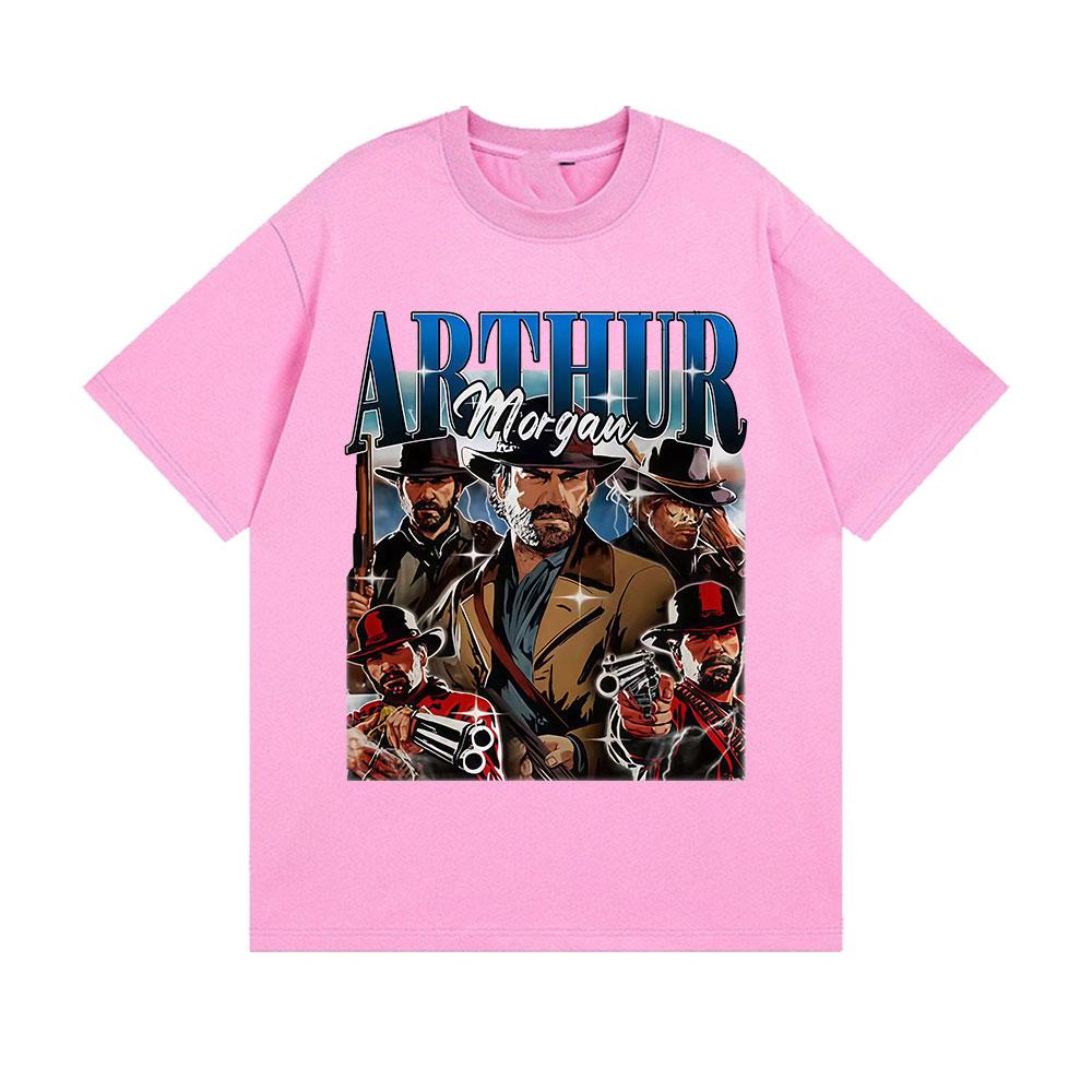 Limited Arthur Morga Red Dead Redemption 2 Graphic TShirt Men Women Unisex Fashion Cotton Short Sleeve T Shirts Y2k Streetwear