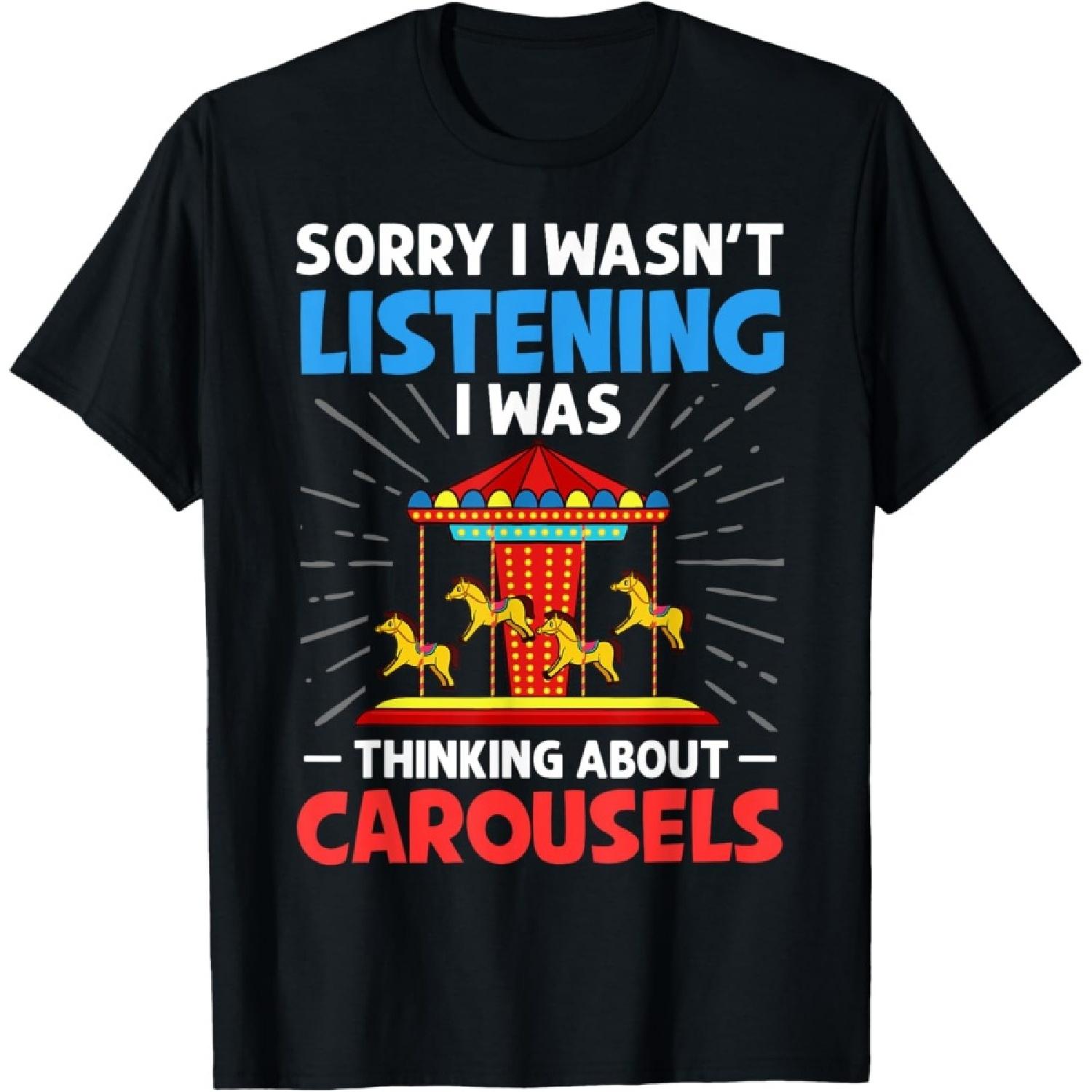 Карусель Лошадка Торнадо Карнавальный Аттракцион Парк Развлечений Футболка S