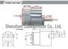 JGB37-500 Variable Speed DC Geared Motor 6V/12V/24V, Low Speed Miniature Metal Gear Electric Motor