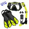 Utendørssport Dykkermaske Snorkel Justering Flipsko