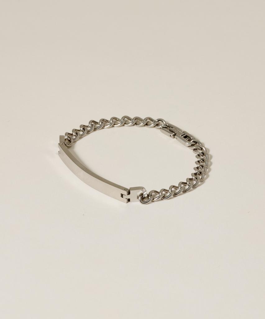 Novice Tokyo Plate Chain Bracelet [Stainless] / Silver