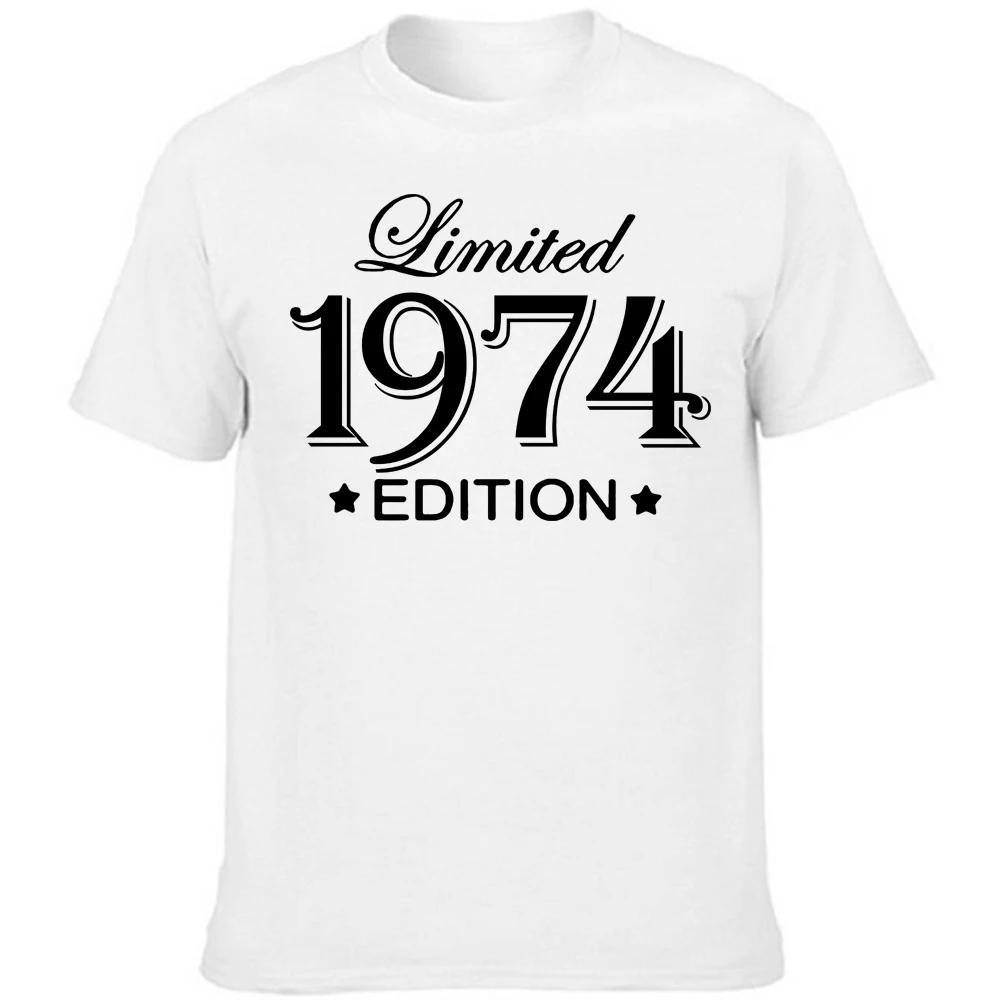 Funny 51 Year Old Gifts Vintage 1974 Limited Edition Birthday T Shirts Graphic Cotton Streetwear Short Sleeve T-shirt