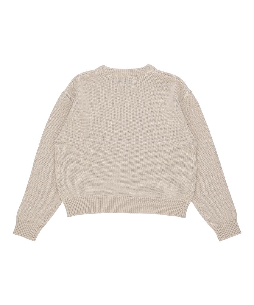 COMONINOZ Basic Knit Pullover [Ivory]