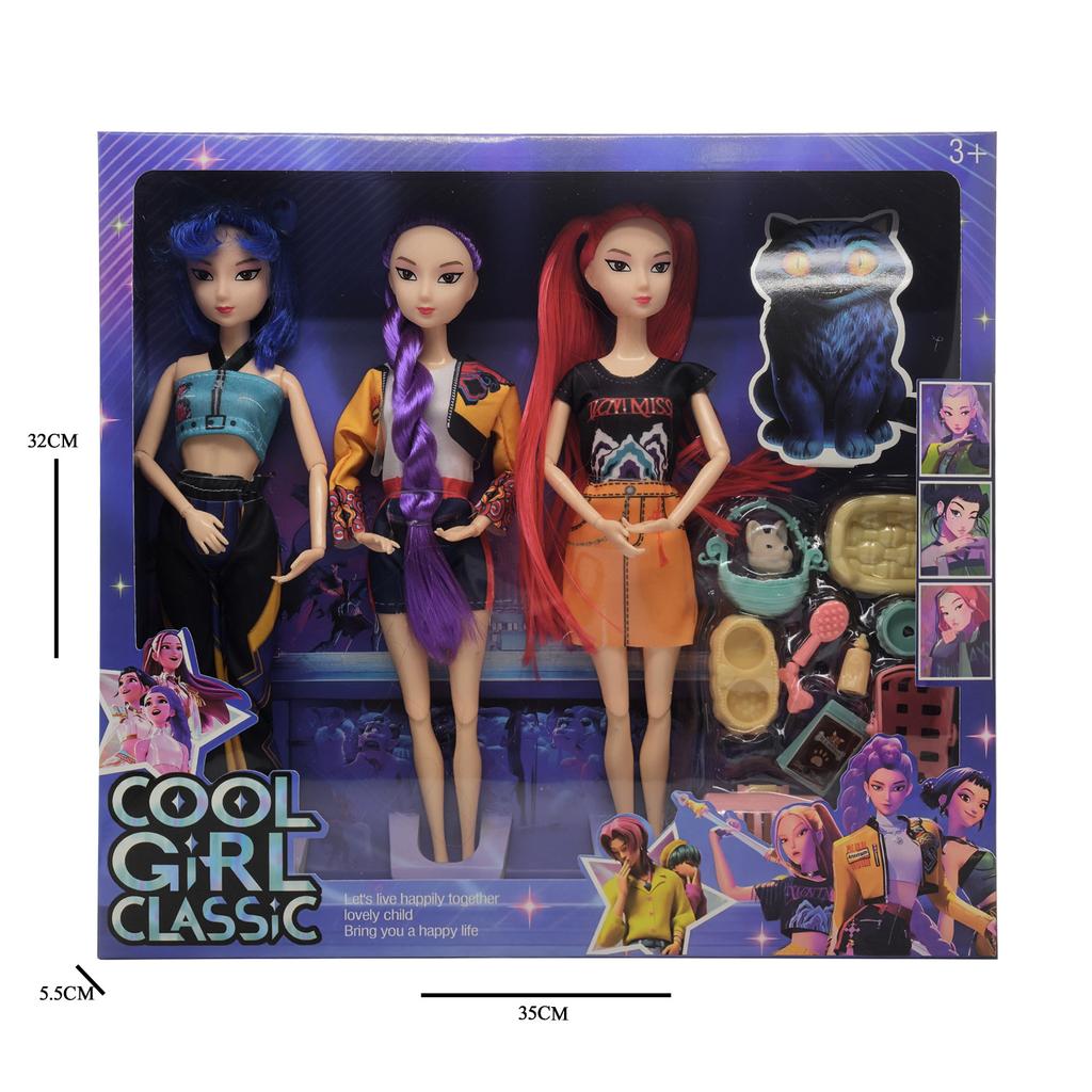 New K-POP Girl Group Doll Set