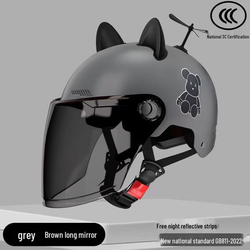 Casco Eléctrico Unisex para Bicicleta y Patinete Certificado 3C, Seguro y Ajustable, Protección Solar, Uso en Todas las Estaciones