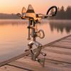 Fishing Rod Support Bracket Multi-position Clamp for Boat Hull Rails
