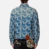 Evisu Full Print Seagull Denim Jacket Men Jackets Denim-Blue 2EAHTM2DJ722LFCT