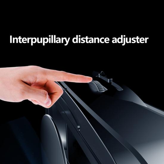 Immersive 3D VR Glasses Adjustable Eye Protected Virtual Reality Full Screen Visual Wide-Angle Universal VR Headset with Remote Control