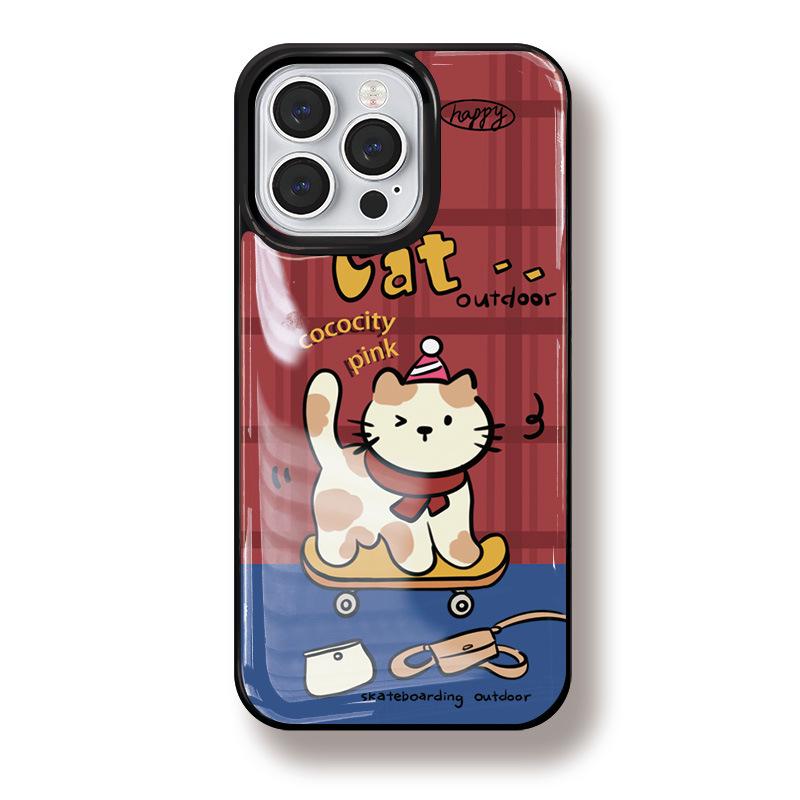 

Zhitai Милый эпоксидный чехол для iPhone 16/15 Pro Max, Apple 14 и Huawei Mate 60 iPhone 13 Pro Max