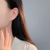 Small Fresh Heart-shaped Flower Earrings for Women